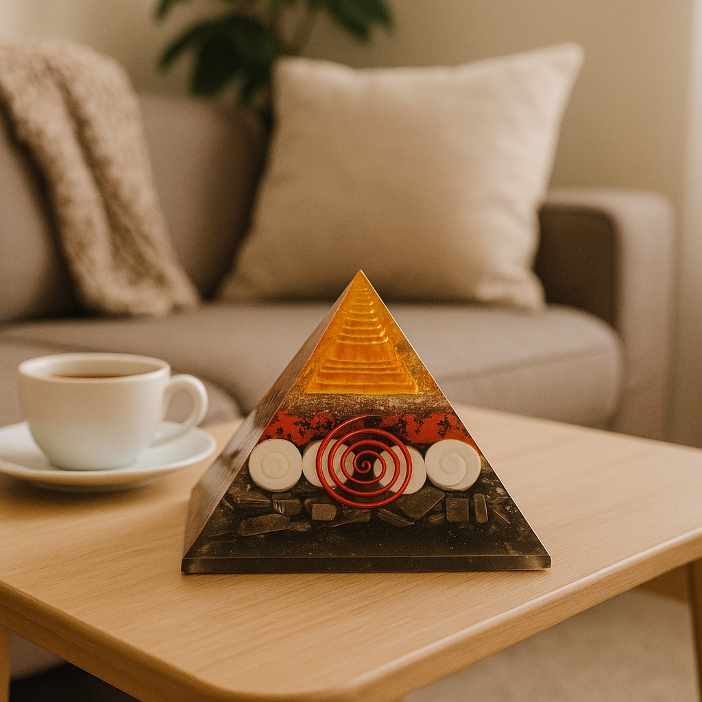 Money Magnet Pyrite Pyramid