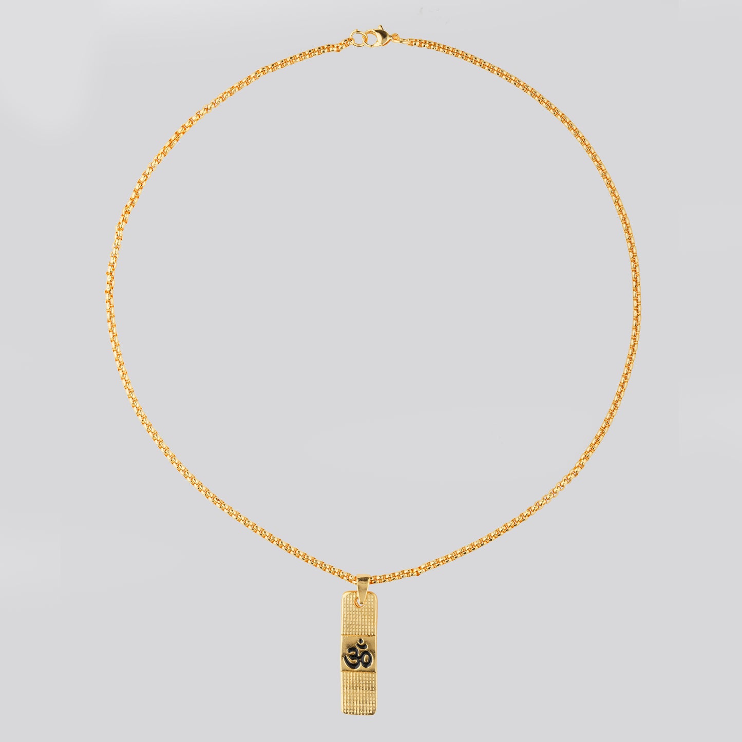 Gold Plated Om necklace