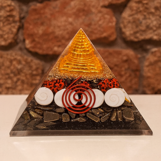 Money Magnet Pyrite Pyramid