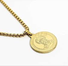 Hanuman Ji Coin Necklace