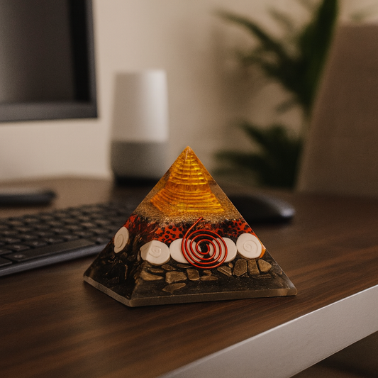 Money Magnet Pyrite Pyramid
